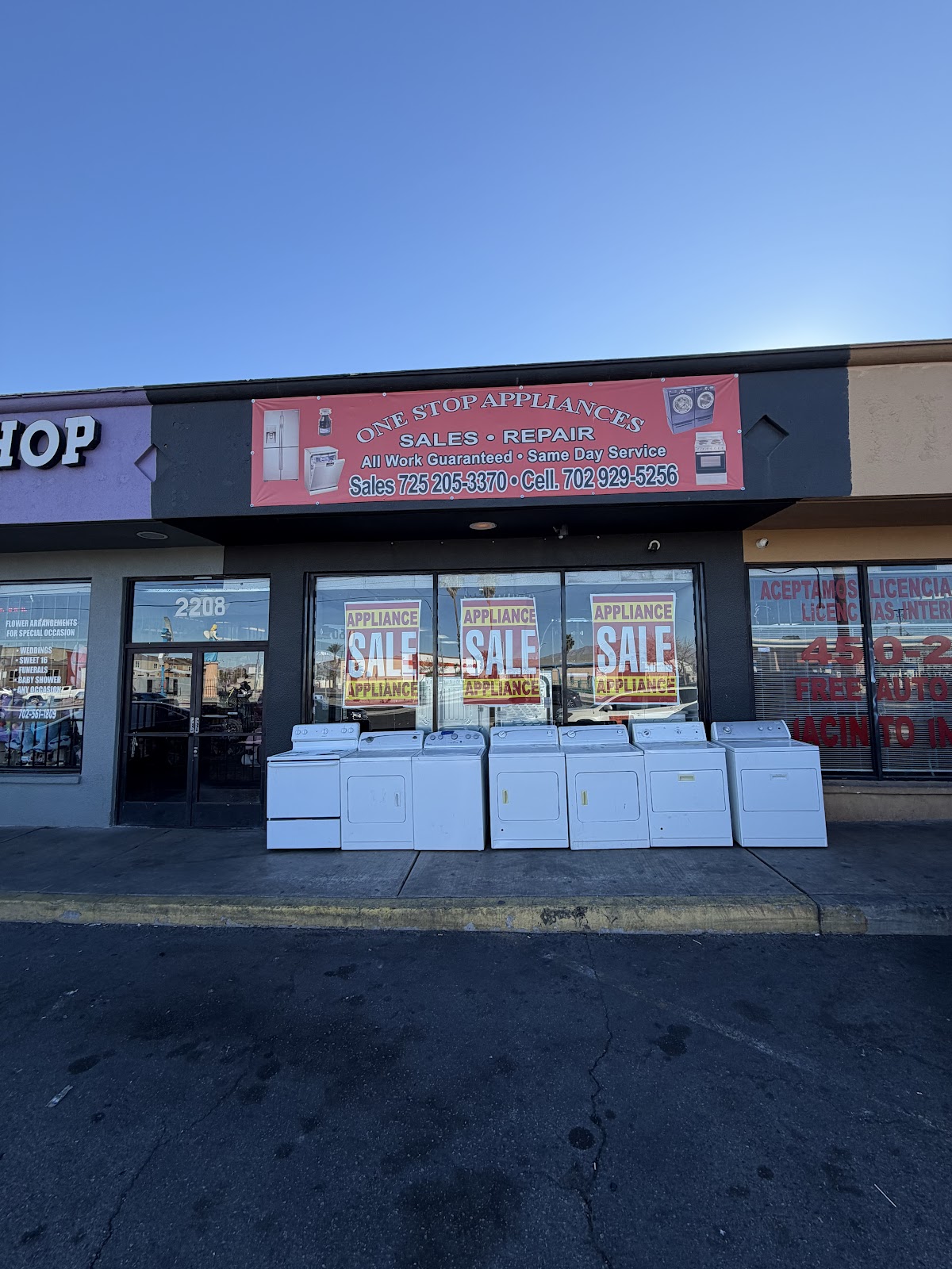 One Stop Appliances and Repair