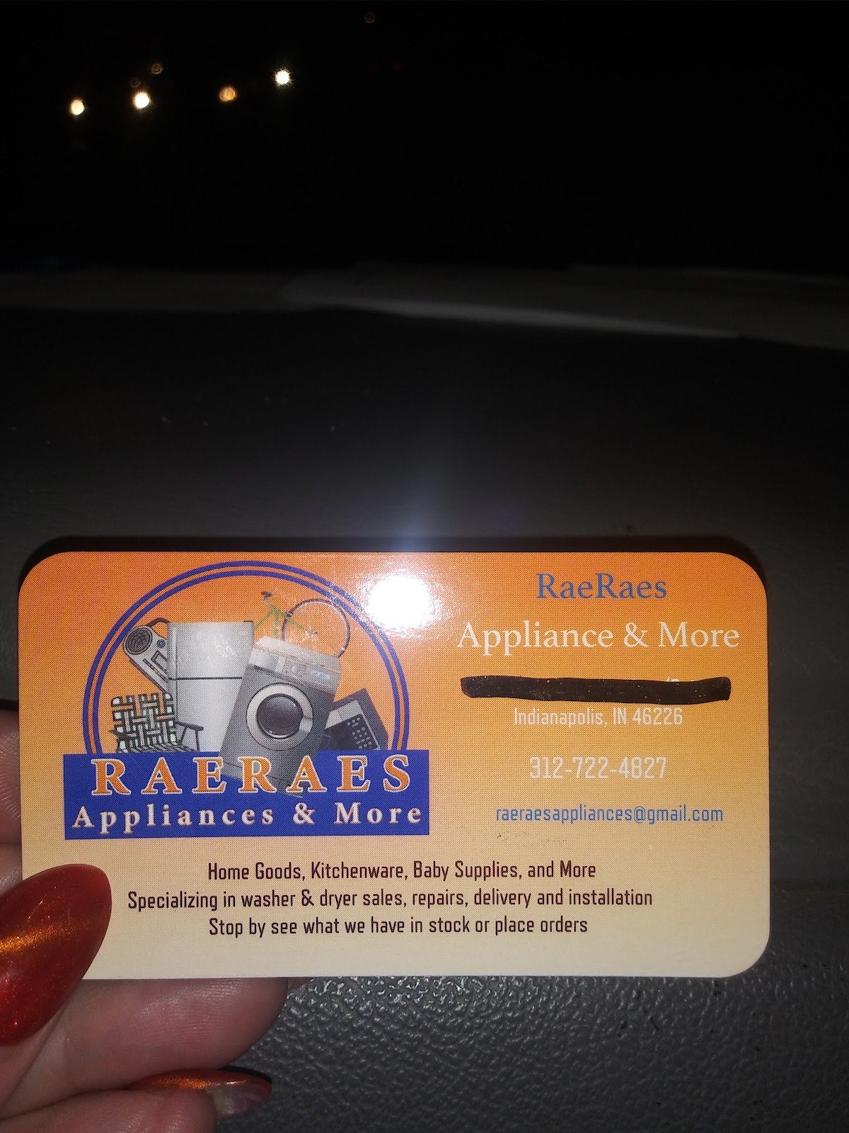 RaeRaes Appliances & More. Open by appointment only please call