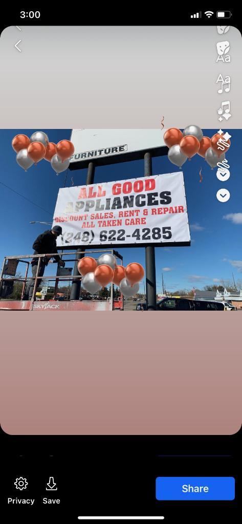 Allgood appliances