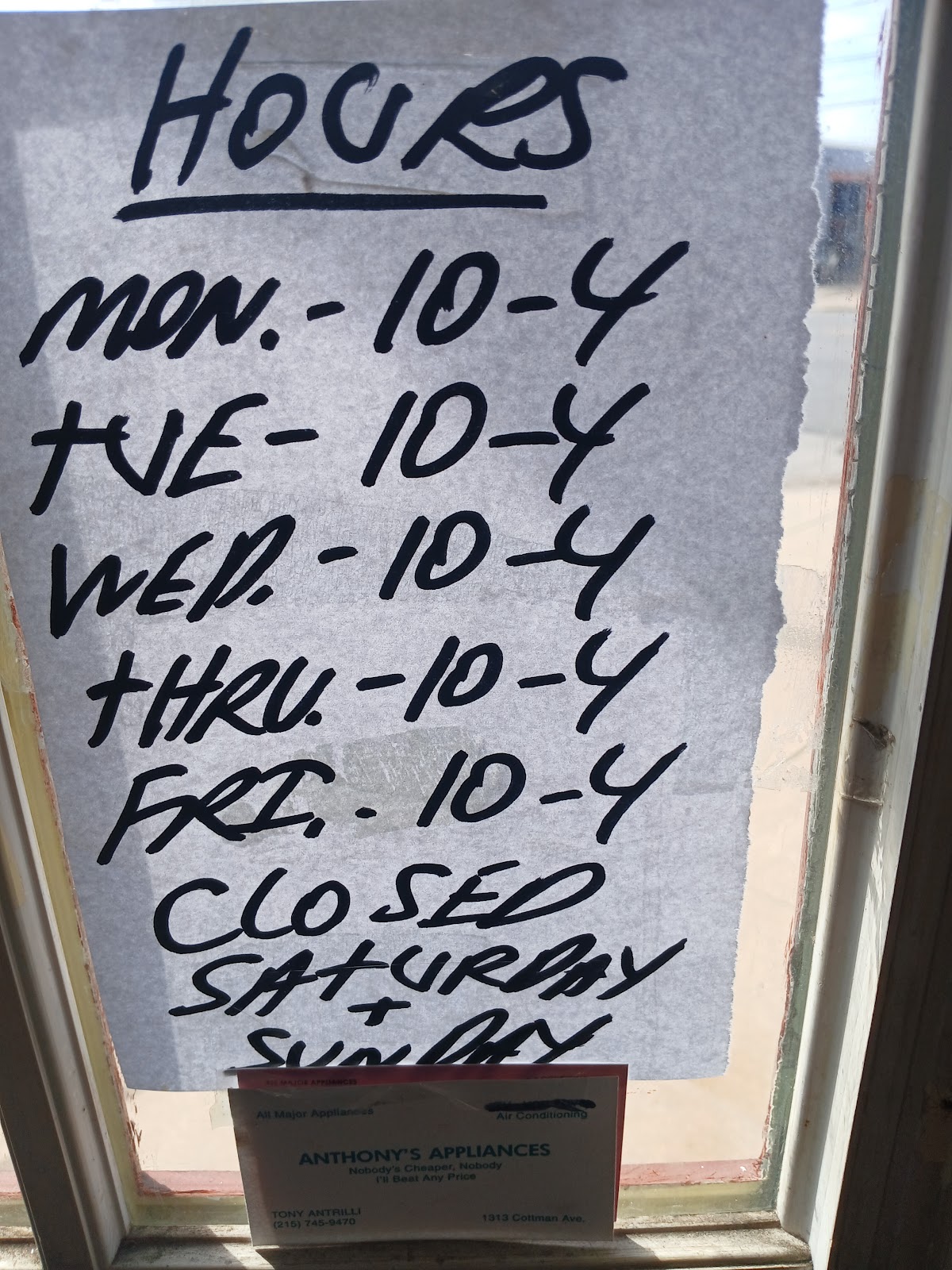 Anthony's Appliances